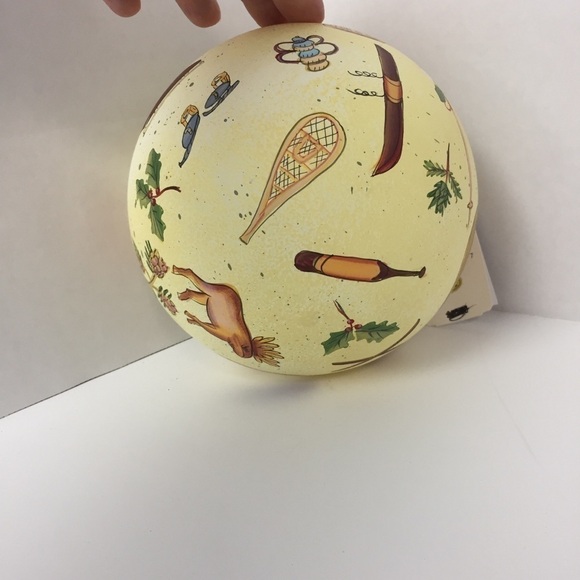 𝅺leslie Beck Holiday Home Large Ball Bulb Ornament - Picture 7 of 9